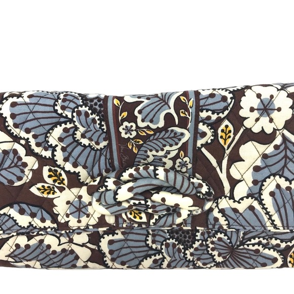 Vera Bradley “Knot Just A Clutch” Slate Blue and Brown Handbag/Clutch-NWOT - Picture 2 of 8